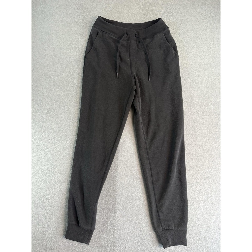BYLT Jogger Pants Mens S Black Fleece Elastic Waist Drawstring Pockets Athletic